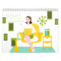 Illustrations 2010 calendars