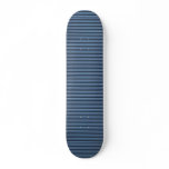 Illustrative Blue aluminum siding Skate Deck
