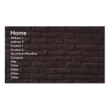 Illustrative Red brick wall Business Card