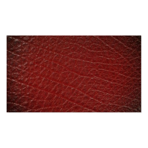 Illustrative Red leather texture Business Card Template (back side)