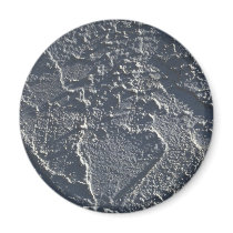 Illustrative White stucco #4 Fridge Magnets