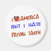 ILOVEAMERICABUT.jpg Fridge Magnets