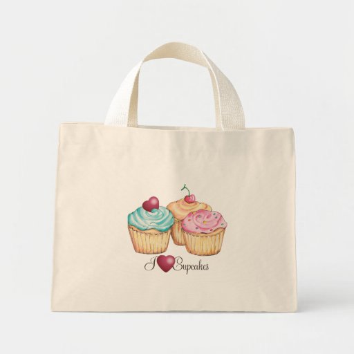 ILoveCupcakes Canvas Bag