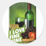 ILoveFineWine White Wine Sticker