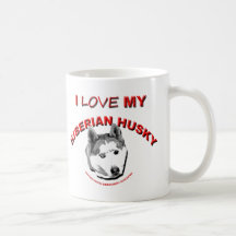 ILoveMy Sibe-SASHA Coffee Mugs
