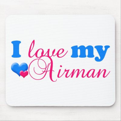 Ilovemyairman_frontwhearts_2 Mouse Mats by LML8402