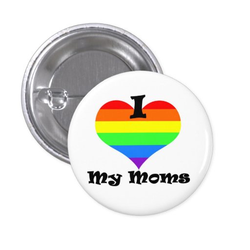 ILoveMyMoms - American Spelling Pinback Buttons
