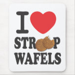 iLoveStroopwafels.com Mouse Mat Mousepad