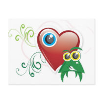 ILoveU postcards by SecretCodeClothing ILoveU postcards