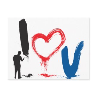 ILoveU postcard