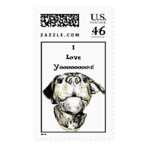 ILoveYoooooooou! Postage stamp