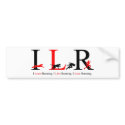 ILR Classic bumper stickers by lens2film ILR Classic bumper stickers