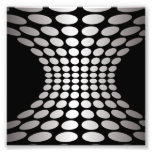 Ilusión óptica blanco y negro cojinete