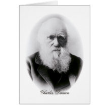 Ilustración de Charles Darwin Tarjetas
