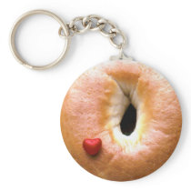 iluvbagels keychain