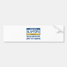 ILVTOFU PA BUMPER STICKERS