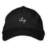 ILY Embroidered Hat (dark)