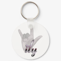 ILY hand keychains by DEAFmirror ILY hand keychains