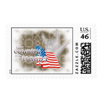 ILY - My Country, My Troops postage by DEAFmirror ILY - My Country, My Troops postage