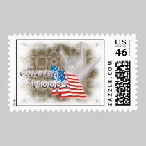 ILY - My Country, My Troops postage