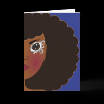 I'Lythia (Blue) Greeting Card cards