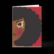 I'Lythia (Red) Greeting Card cards