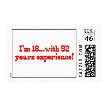 I'm 18 with 52 years experience! stamps