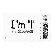 I'm 1 and Spoiled postage by TeeZazzle I'm 1 and Spoiled postage