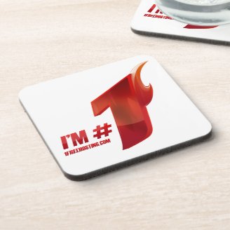 I'm #1 beverage coasters