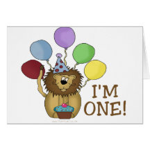 I'm 1 (lion) card