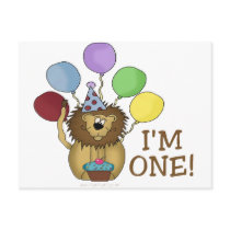 I'm 1 (lion) postcards