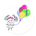 I'm 1 Stick Figure stickers