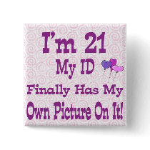 I'm 21 Button ID