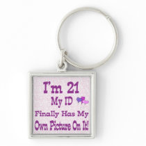 I'm 21 ID Keychain
