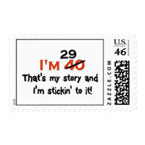 I'm 29 That's My Story! stamps