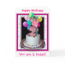 I'm 2! cards