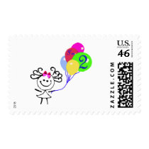 I'm 2 Stick Figure postage by Dustbuster I'm 2 Stick Figure postage