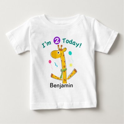I&#39;m 2 Today Toddler&#39;s 2nd Birthday Tee Shirts