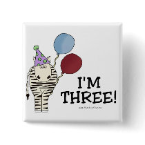 I'm 3 (zebra) buttons