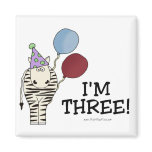 I'm 3 (zebra) magnets