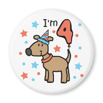 I'm 4 Doggie magnets