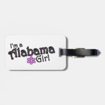 I'm a Alabama Girl, Flower, Custom Luggage Tag luggage tags