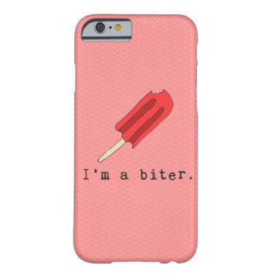 I'm A Biter Red Popsicle Iphone Case