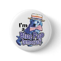 I'm a Blue Pup Democrat!  Button 
