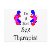 I'm A Born Sex Therapist postcards