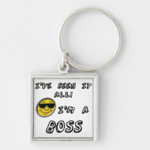 I'm A Boss Key Chain