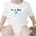 Im a boy! t-shirts by flauntit Im a boy! t-shirts