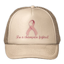"I'm a Champion Fighter" - Breast Cancer Survivor Hat