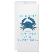 I'm a Crab Customized Rack Card