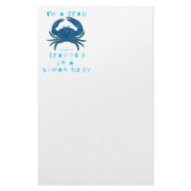 I'm a Crab Custom Stationery